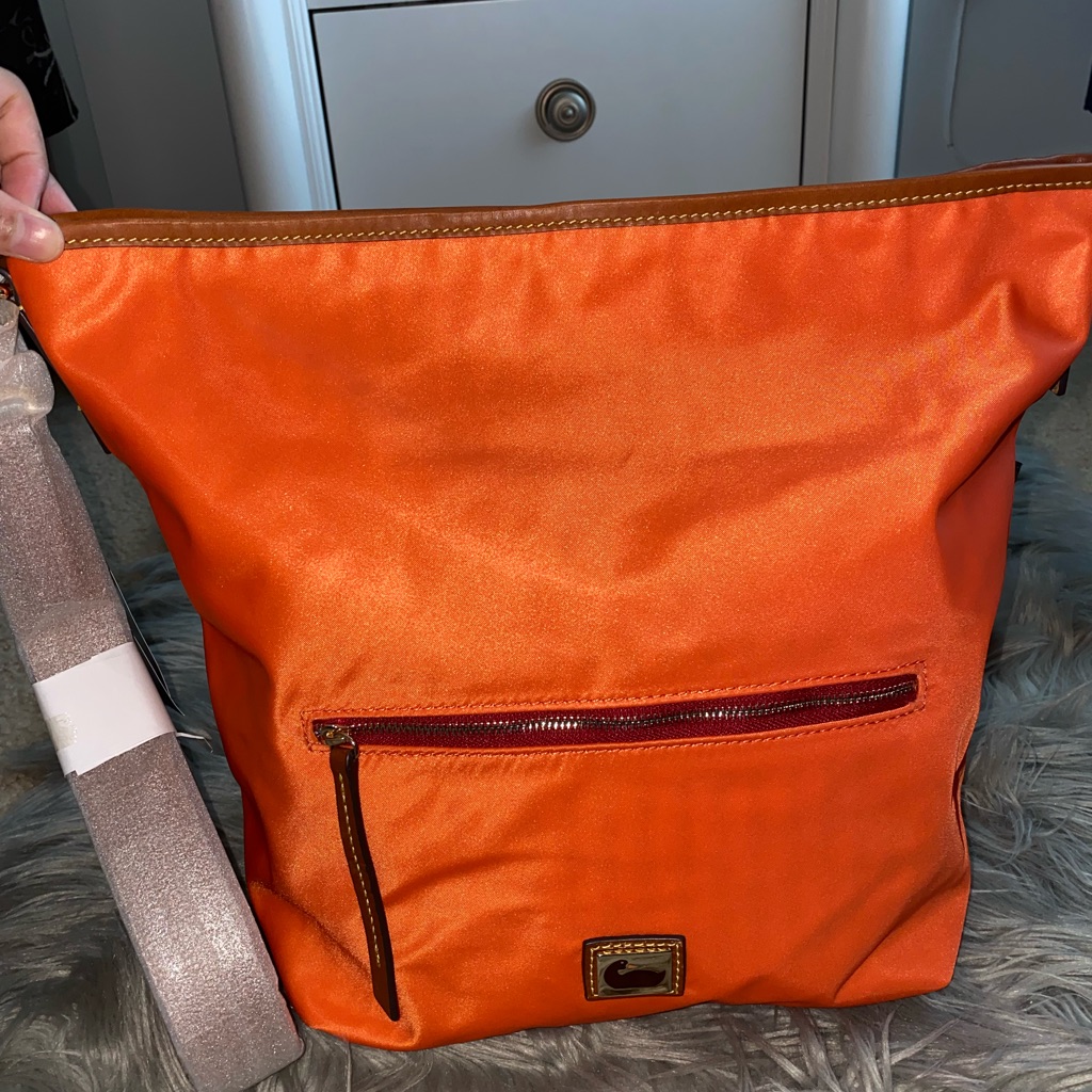 Brand New Orange Dooney And Bourke
